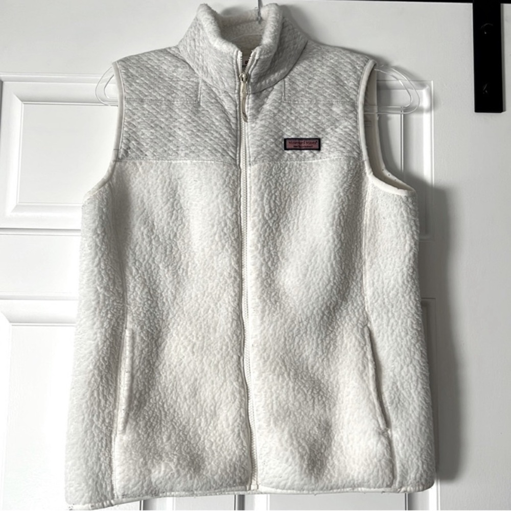 Vineyard Vines Sherpa Fleece Vest - Women's Medium